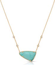 Ettika Geometric Reconstituted Stone Pendant Necklace