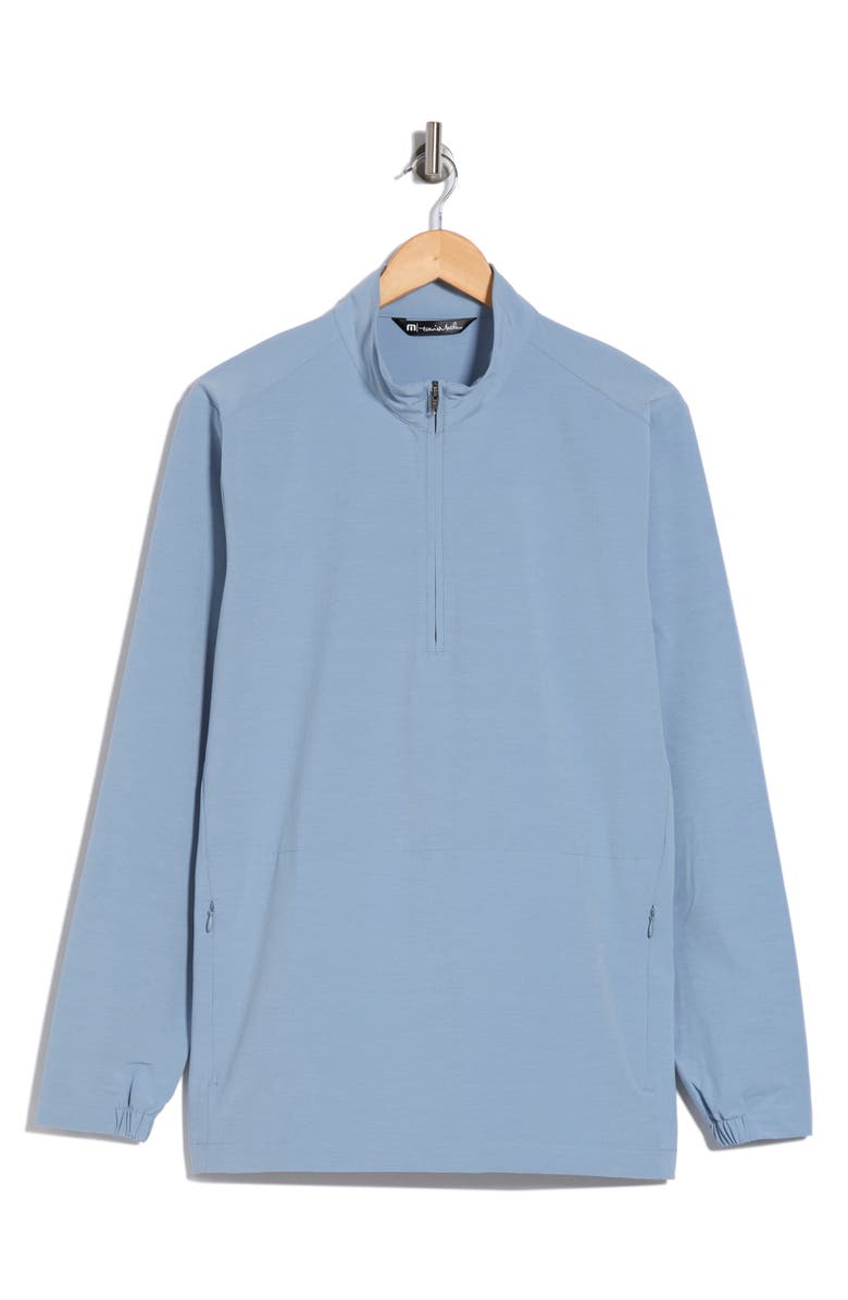 TravisMathew Twin Fin No Logo Quarter Zip Pullover, Alternate, color,