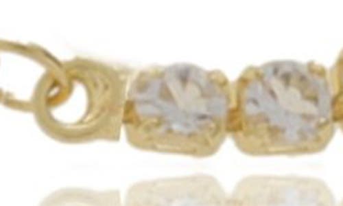 Ettika Crystal & Curb Chain Bracelet In Gold