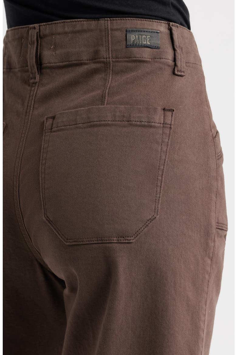 Anessa High Waist Ankle Wide Leg Utility Pants, Alternate, color, RICH CHOCOLATE