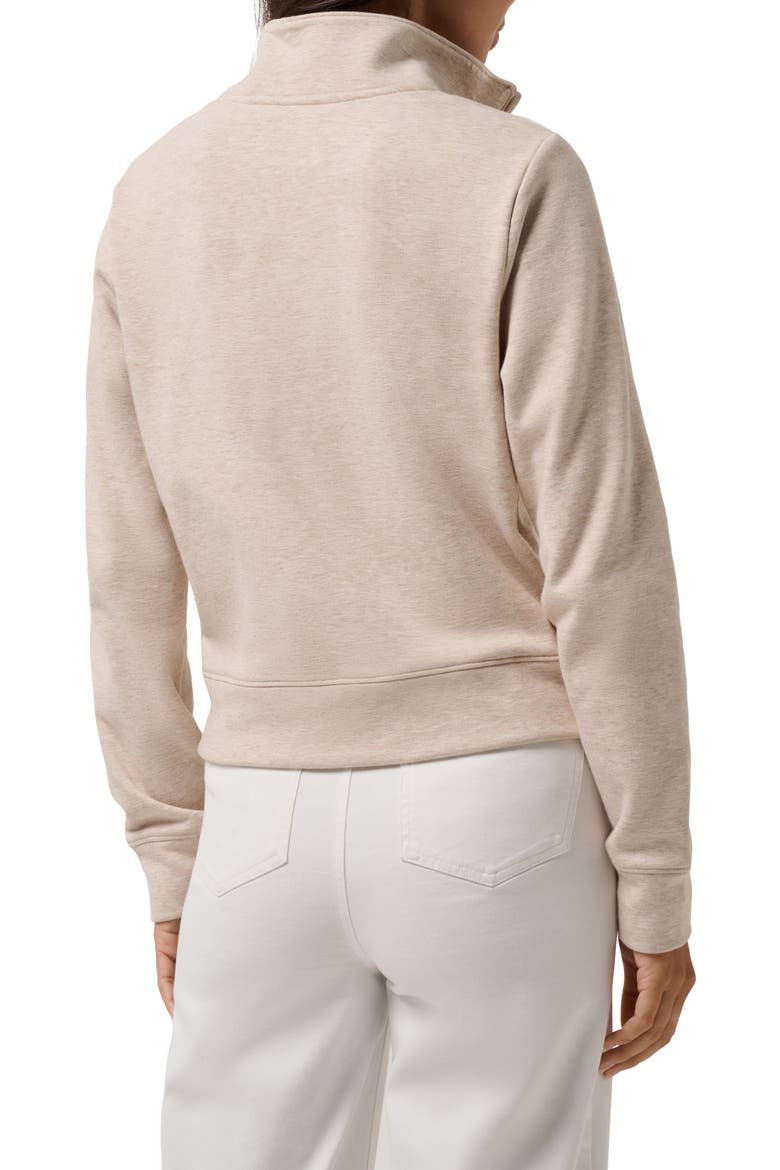 Cloud Half Zip Pullover, Alternate, color, HEATHER NATURAL