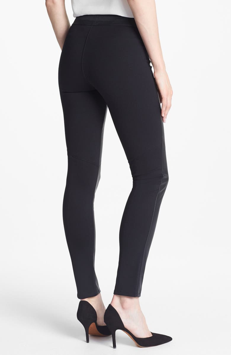 PAIGE Denim 'Paloma' Faux Leather Leggings, Alternate, color, 