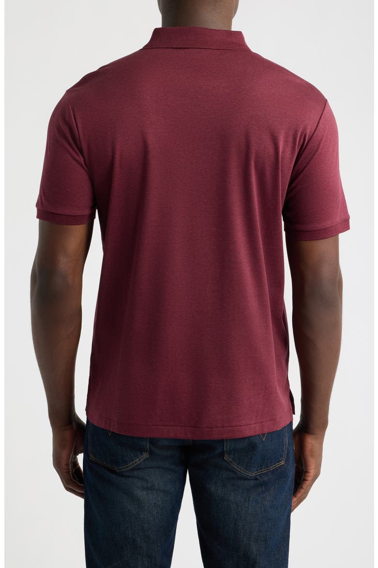 Classic Fit Polo, Alternate, color, SPRING WINE HEATHER
