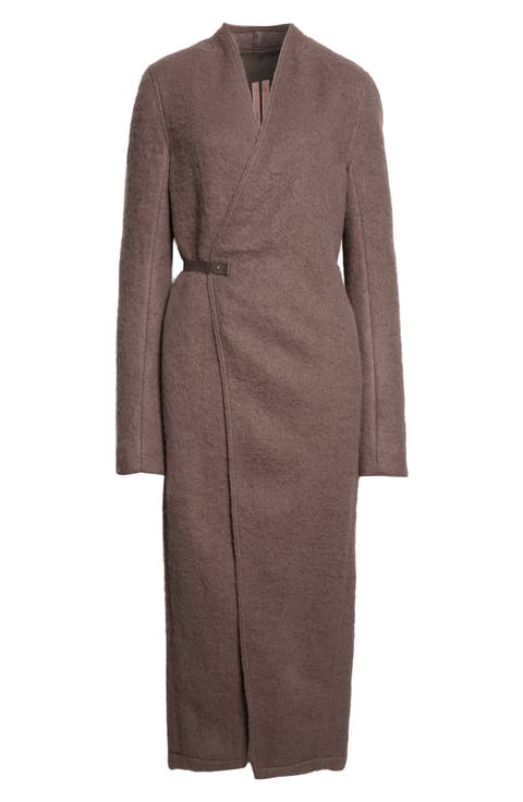 Boiled Alpaca & Wool Blend Lab Coat