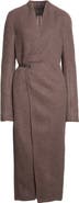 Rick Owens Boiled Alpaca & Wool Blend Lab Coat