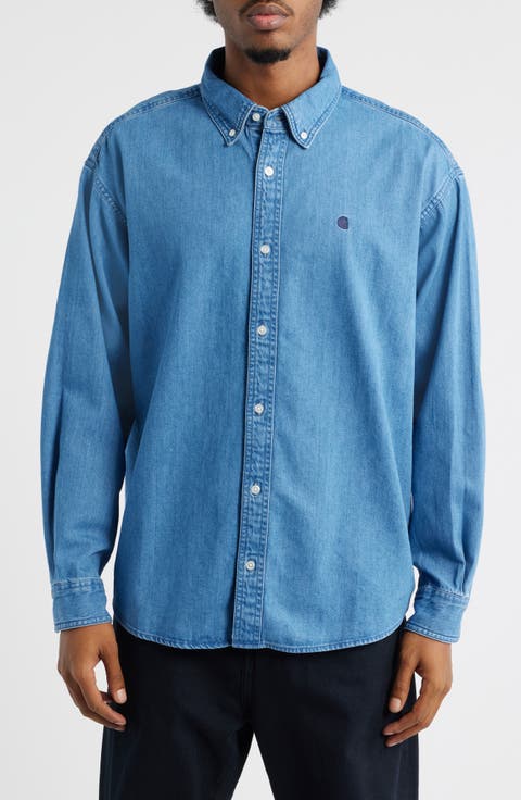 Lucas Denim Button-Down Shirt