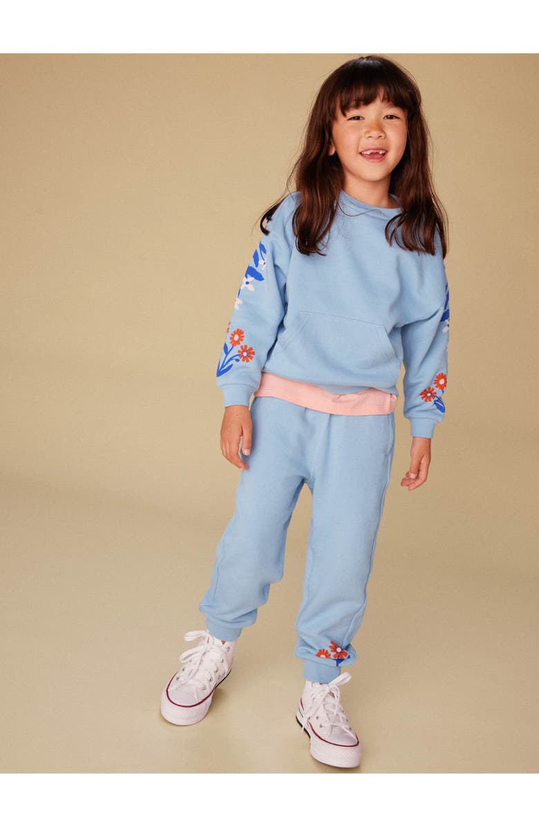 Tea Collection Floral Sleeve Kanga Popover, Alternate, color, Scenic Blue