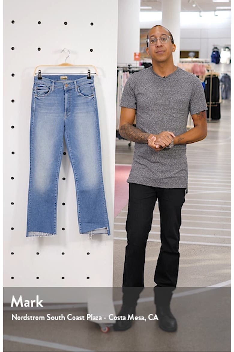 The Insider Crop Step Fray Jeans video