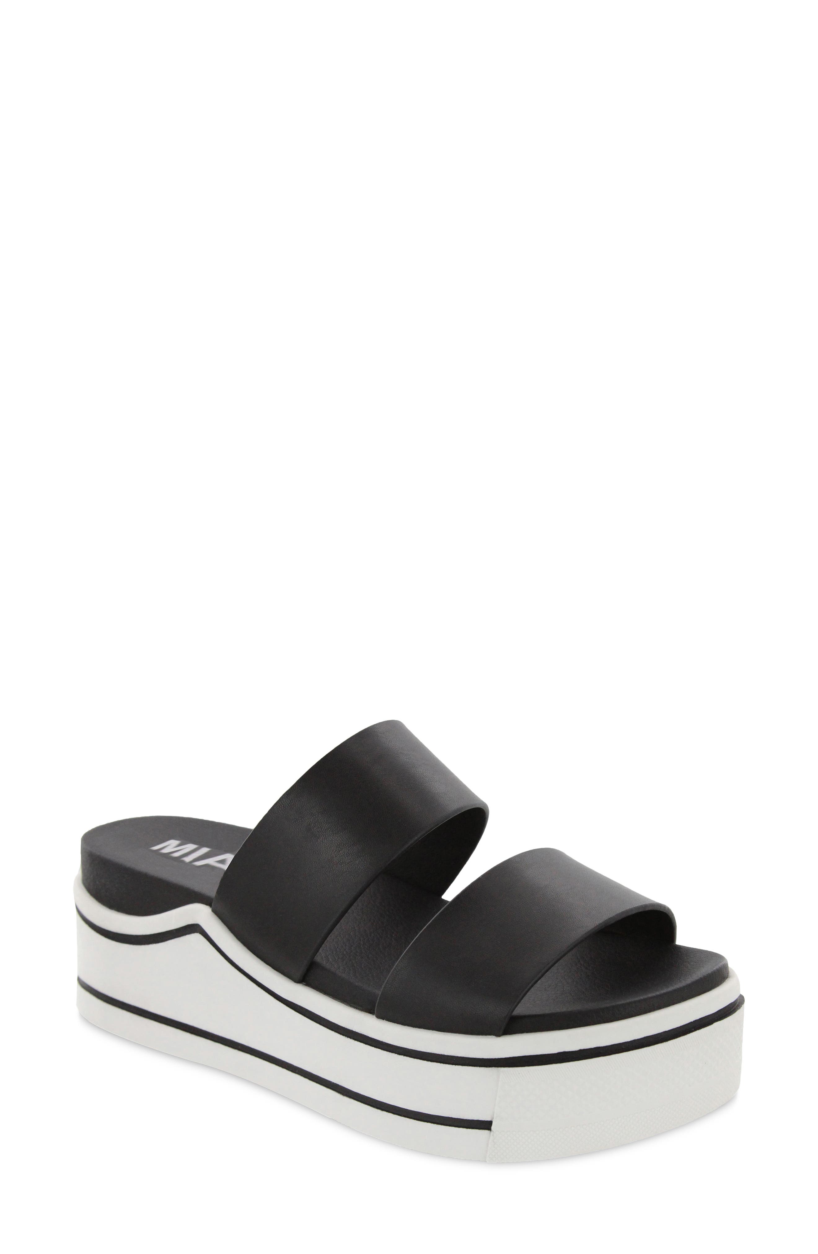 MIA Ozzie Platform Slide Sandal, Main, color, 
