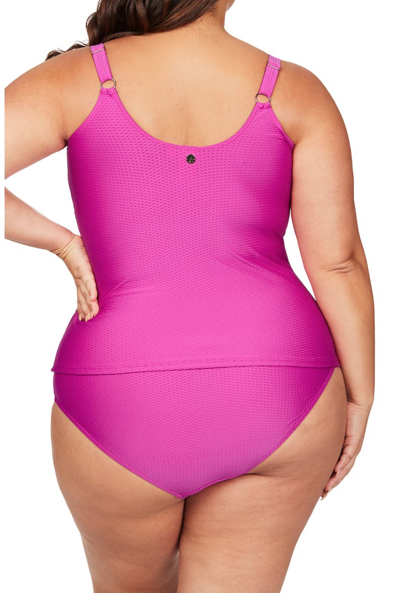Serenade Delacroix D-Cup & Up Tankini Top, Alternate, color, PINK