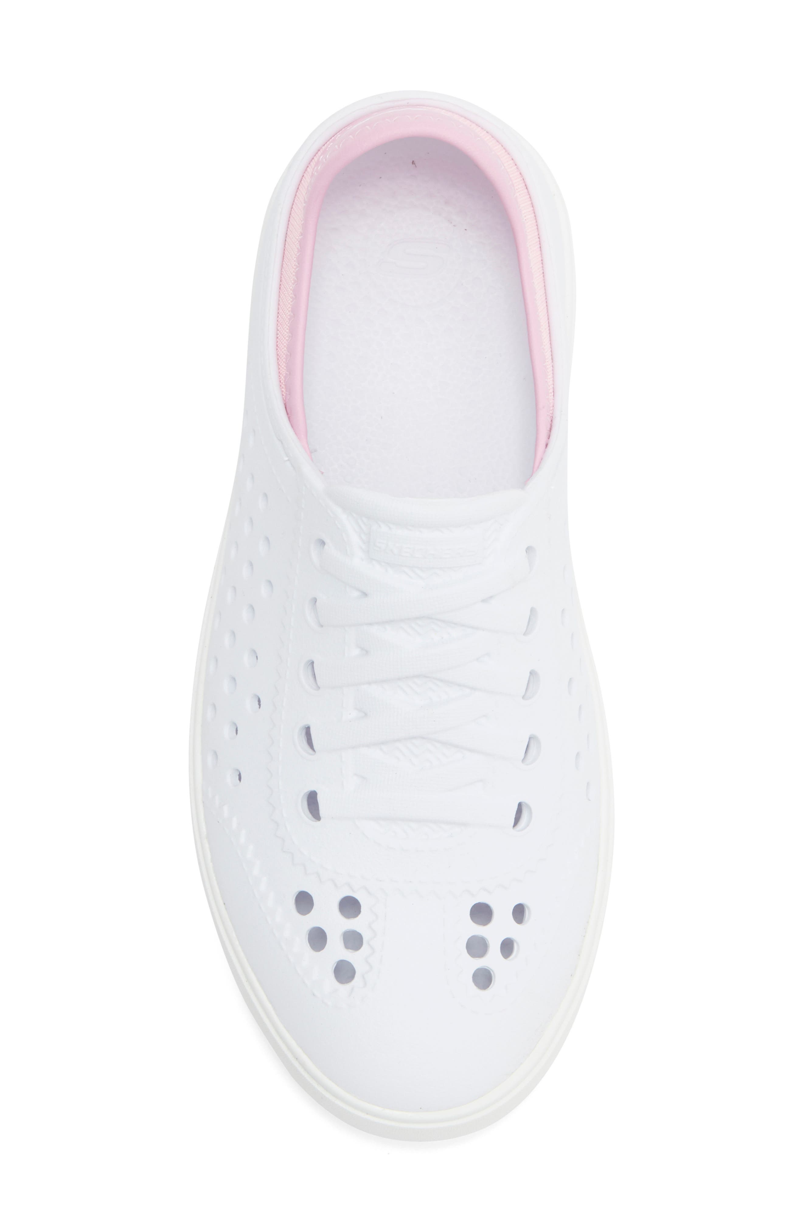 SKECHERS Kids' Breezy Steps Sneaker, Alternate, color, White/ Pink