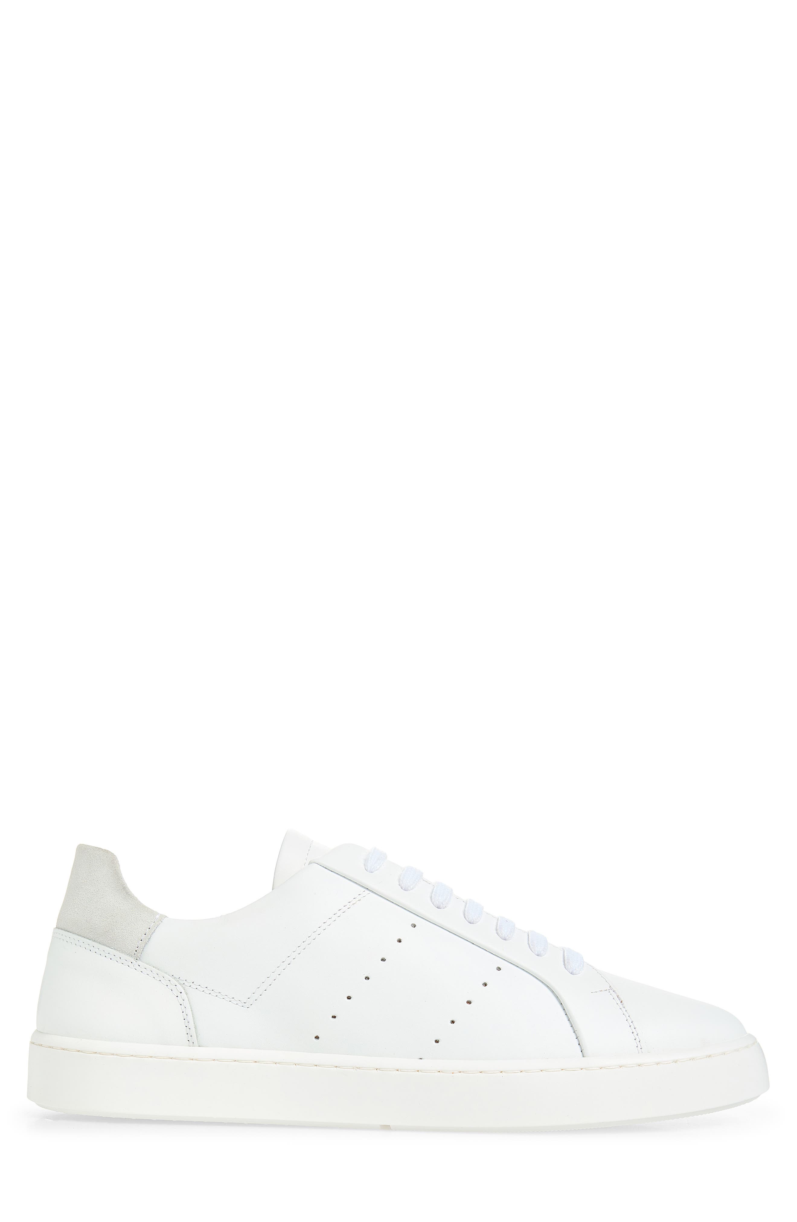 Domenico Sneaker, Alternate, color, WHITE/ WHITE
