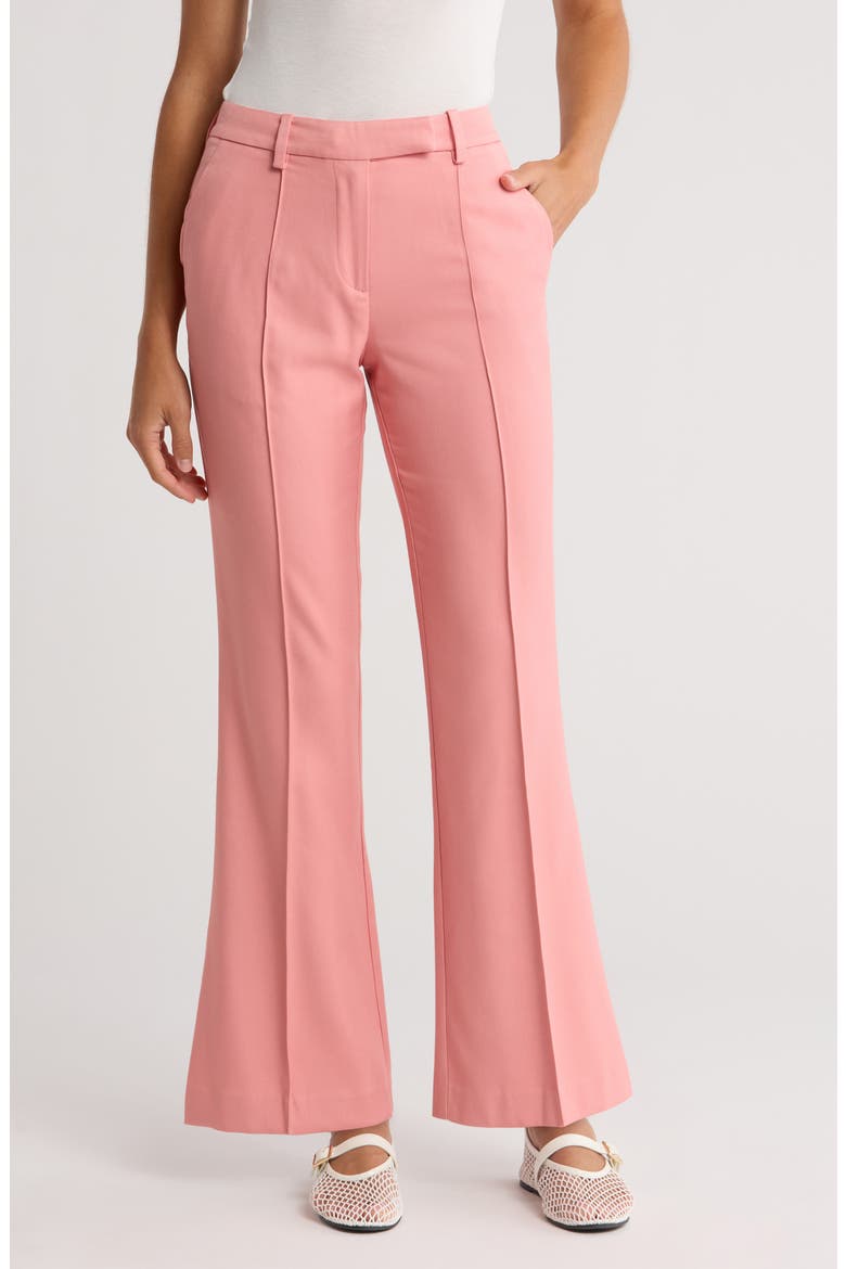 Millie Flare Trousers, Main, color, PINK