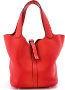 Pre-Owned Hermes Picotin Lock Bag Clemence MM