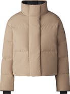 Canada Goose Grandview Black Label Crop 625 Fill Power Down Puffer Jacket