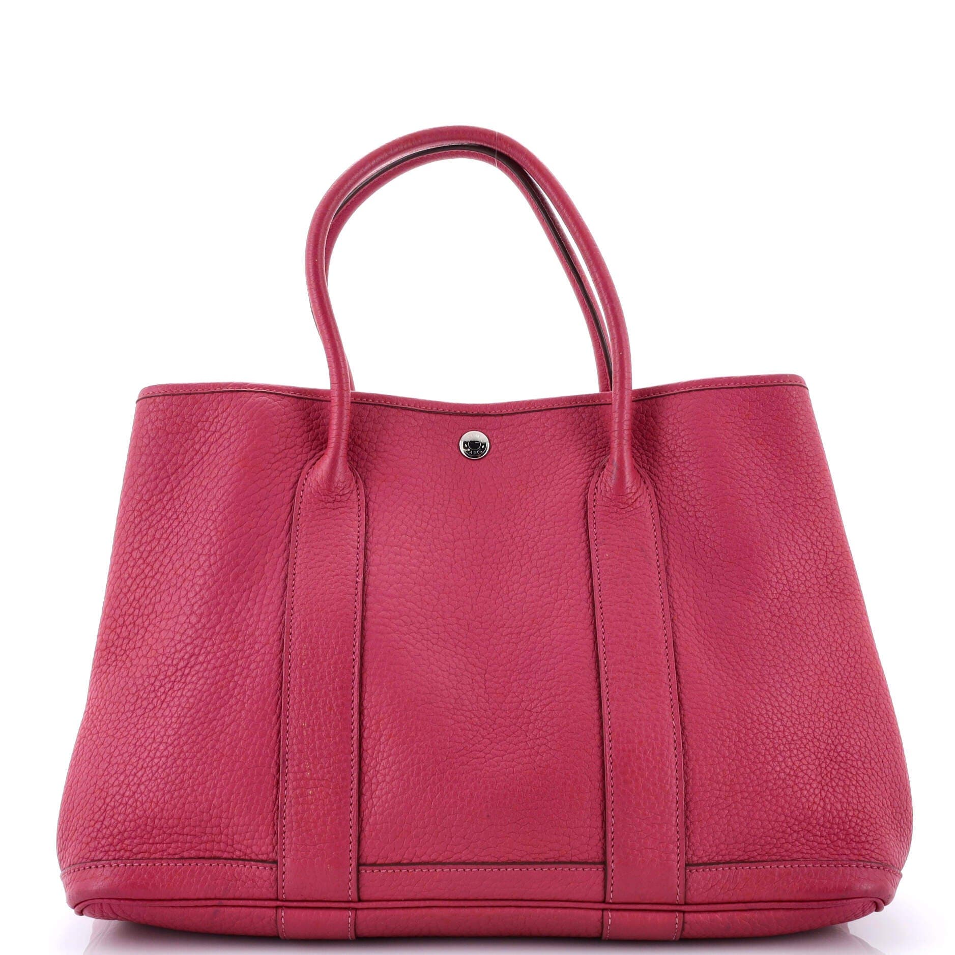Pre-Owned Hermes Garden Party Tote Leather 36, Main, color, 