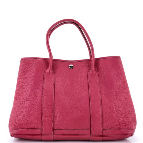 Pre-owned Hermes Hermes Garden Party Tote Leather 36