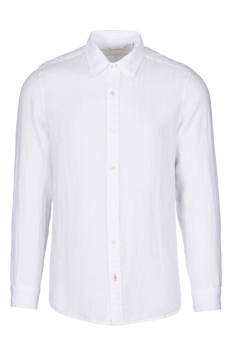 Swims Amalfi Linen Button-Up Shirt, Main, color, 