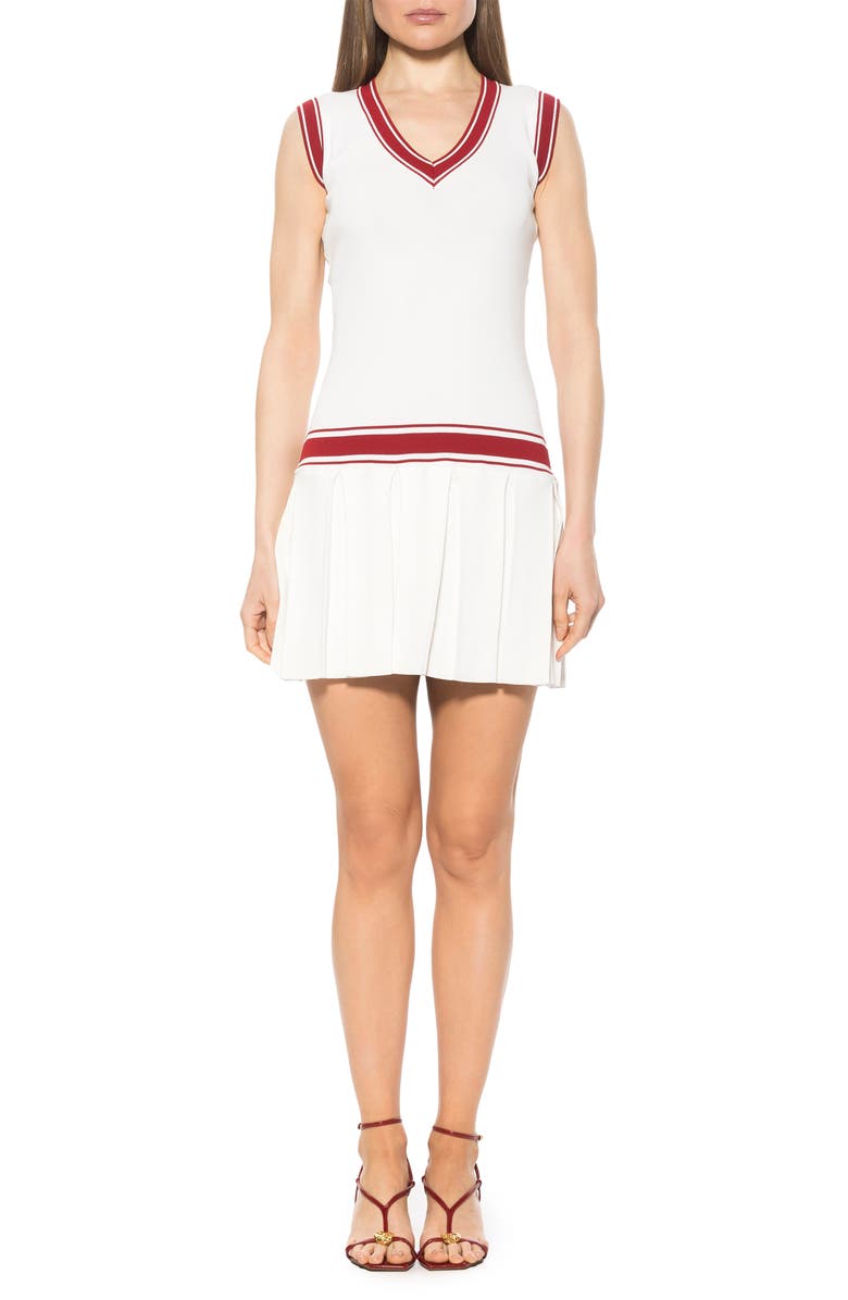 Alexia Admor Knit Drop Waist Dress, Main, color, Ivory