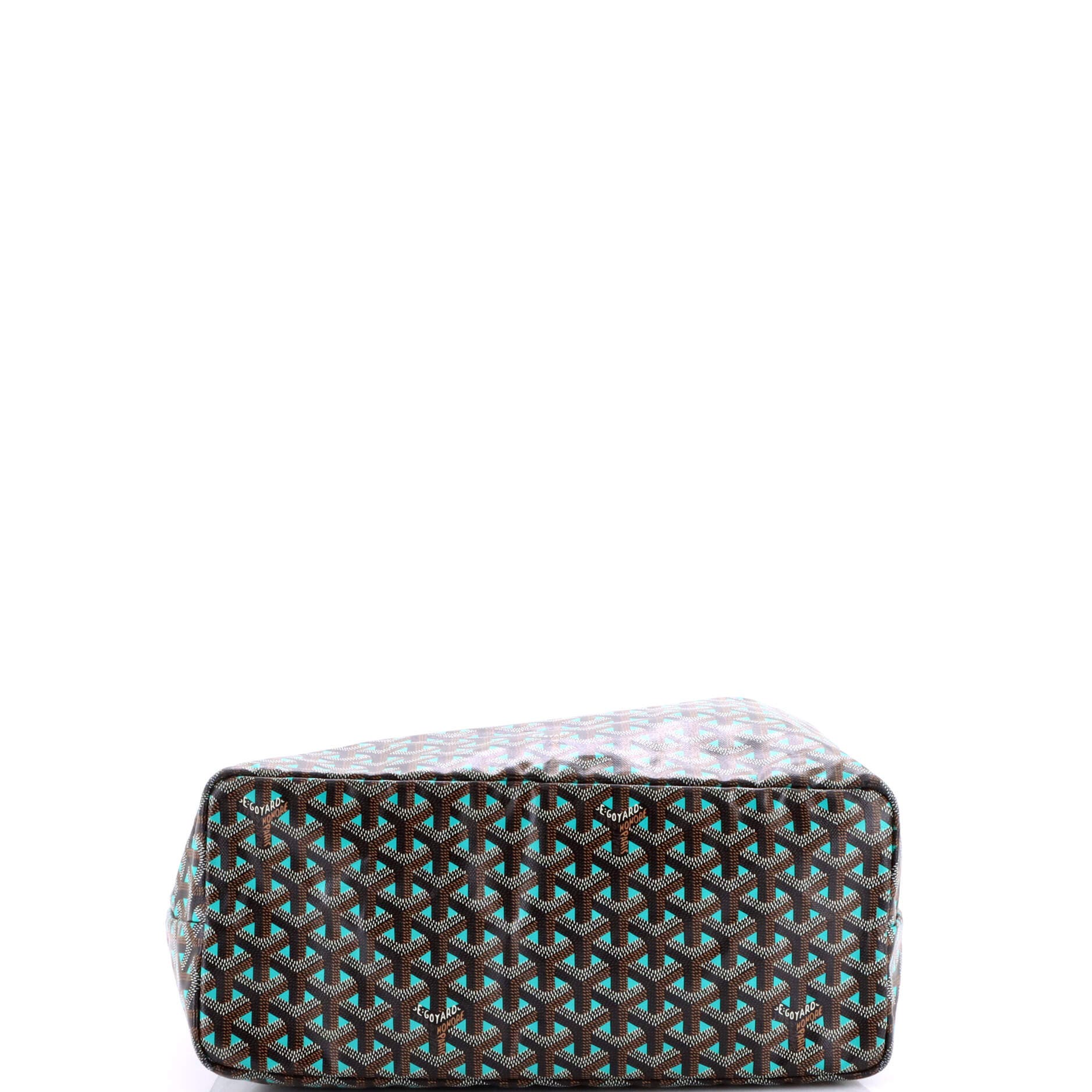 Pre-Owned Goyard Saint Louis Tote Claire Voie Coated Canvas PM, Alternate, color, Green