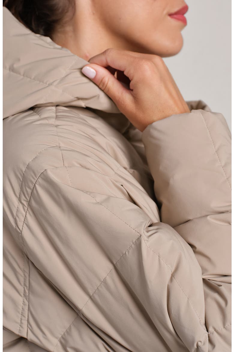 Powder Puffer Down Jacket, Alternate, color, BEIGE STONE