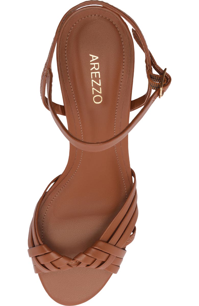Arezzo Nina Ankle Strap Sandal, Alternate, color, Soul Natural