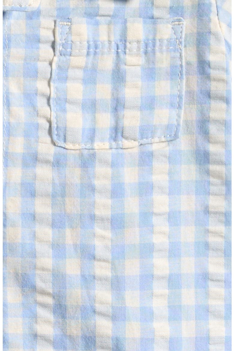 Gingham Gauze Romper, Alternate, color, GINGHAM
