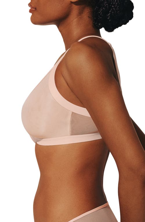 Thirdlove Bare Wireless Mesh Spacer Bra In Pink