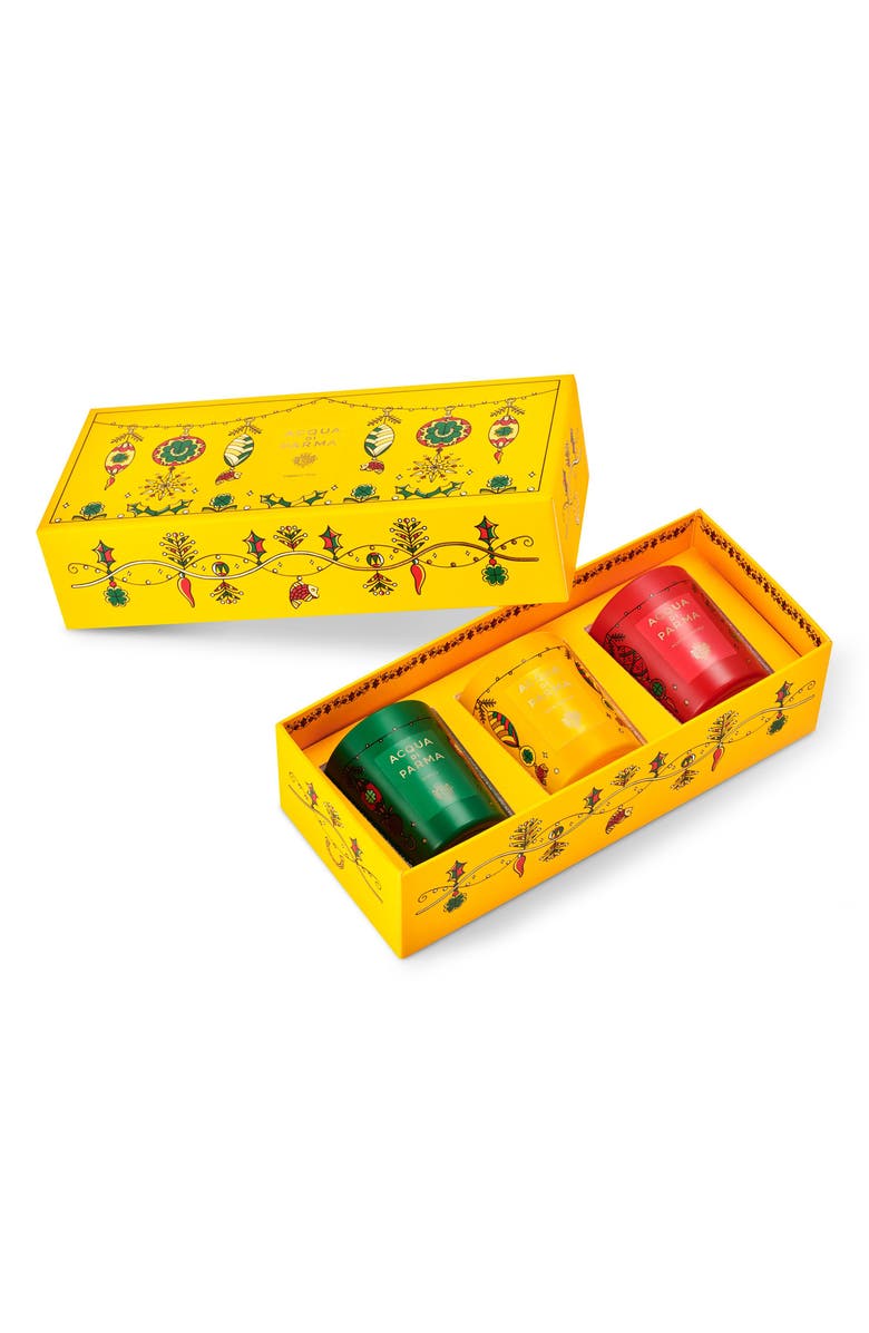 Acqua di Parma Holiday Scented Candle Trio Gift Set, Alternate, color, 