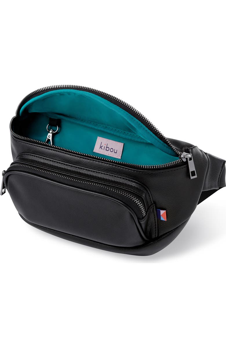 Kibou Faux Leather Diaper Belt Bag, Alternate, color,