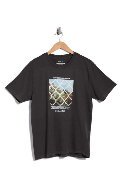 Thru View Cotton Graphic T-Shirt