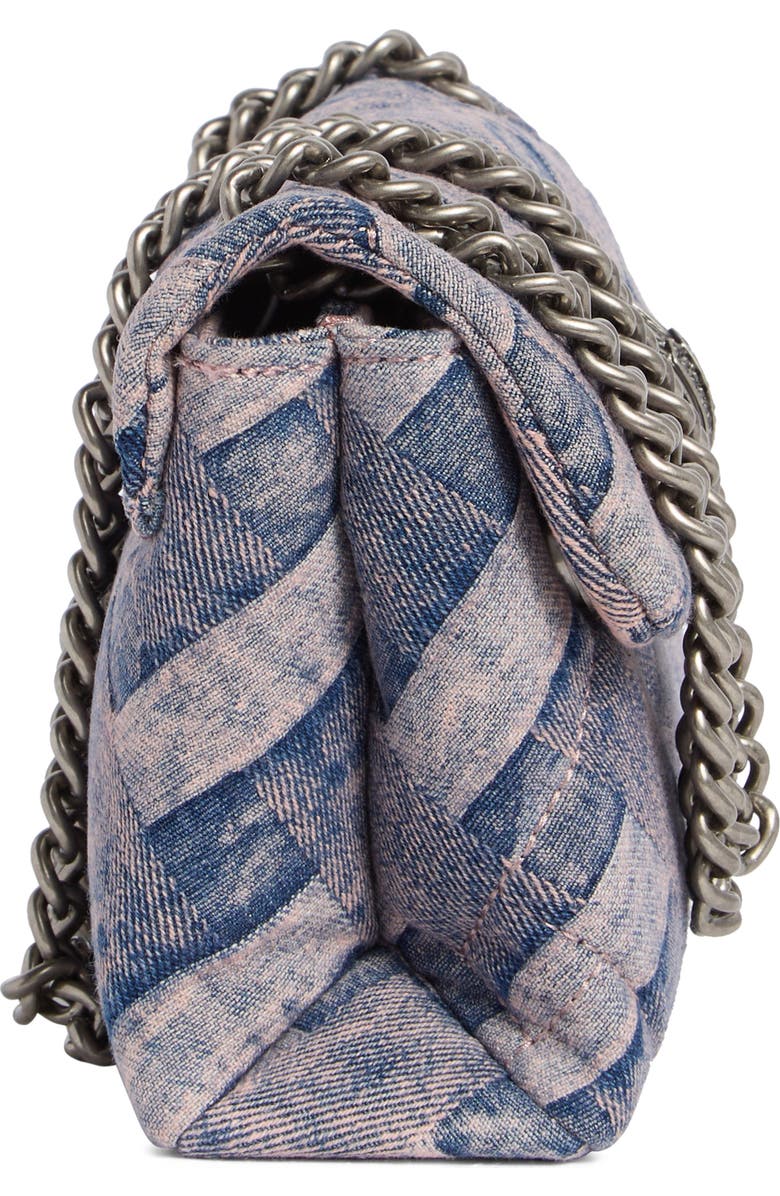 Kurt Geiger London Mini Kensington Denim Convertible Crossbody Bag, Alternate, color,