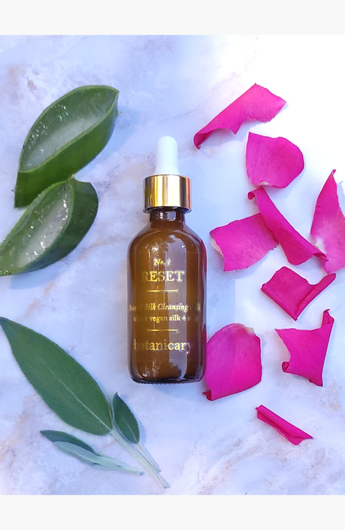 Botanicary No. 1 Reset Rose & Silk Cleansing Milk In Amber Brown