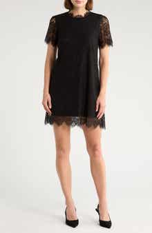 NSR Eyelash Mini Shift Dress