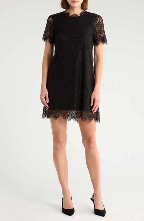 NSR Eyelash Mini Shift Dress