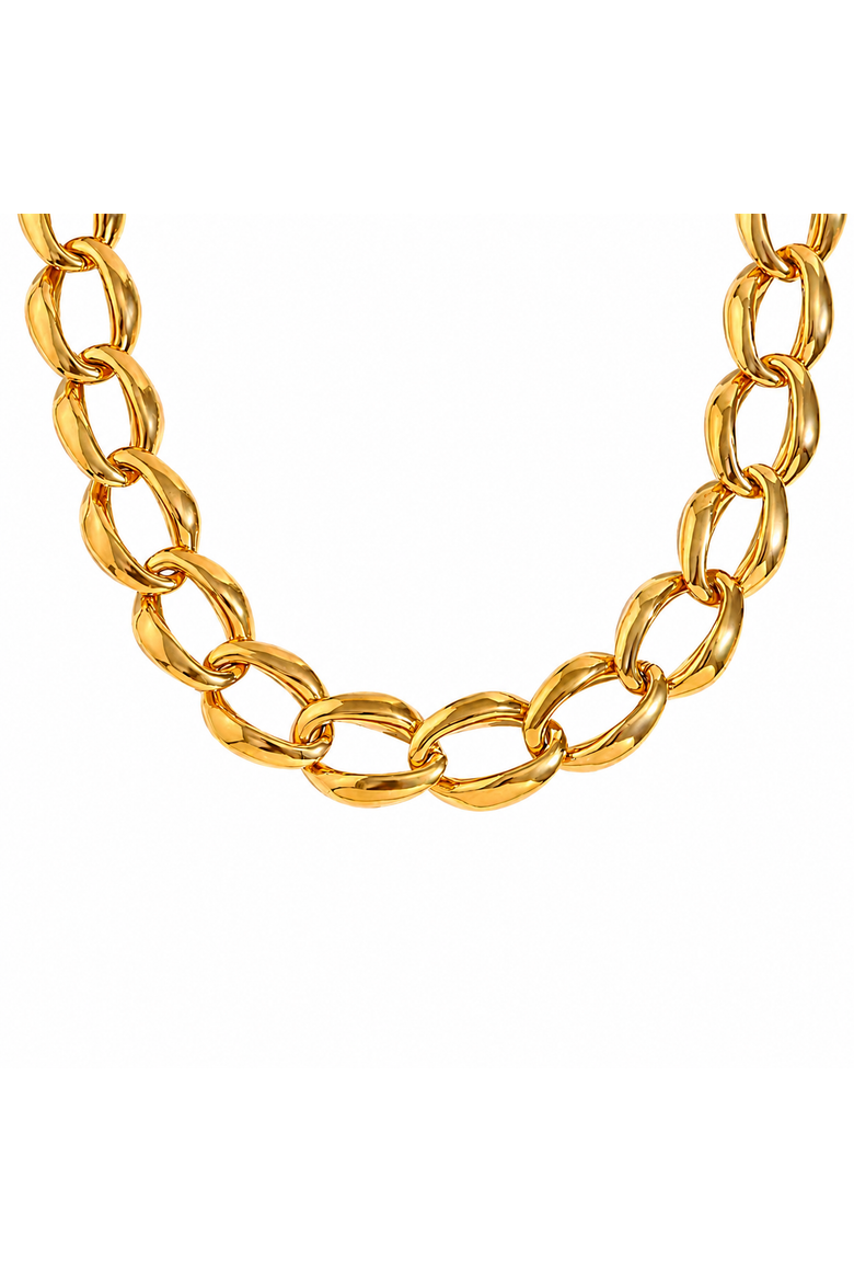 Jenni Link Necklace, Main, color, Gold