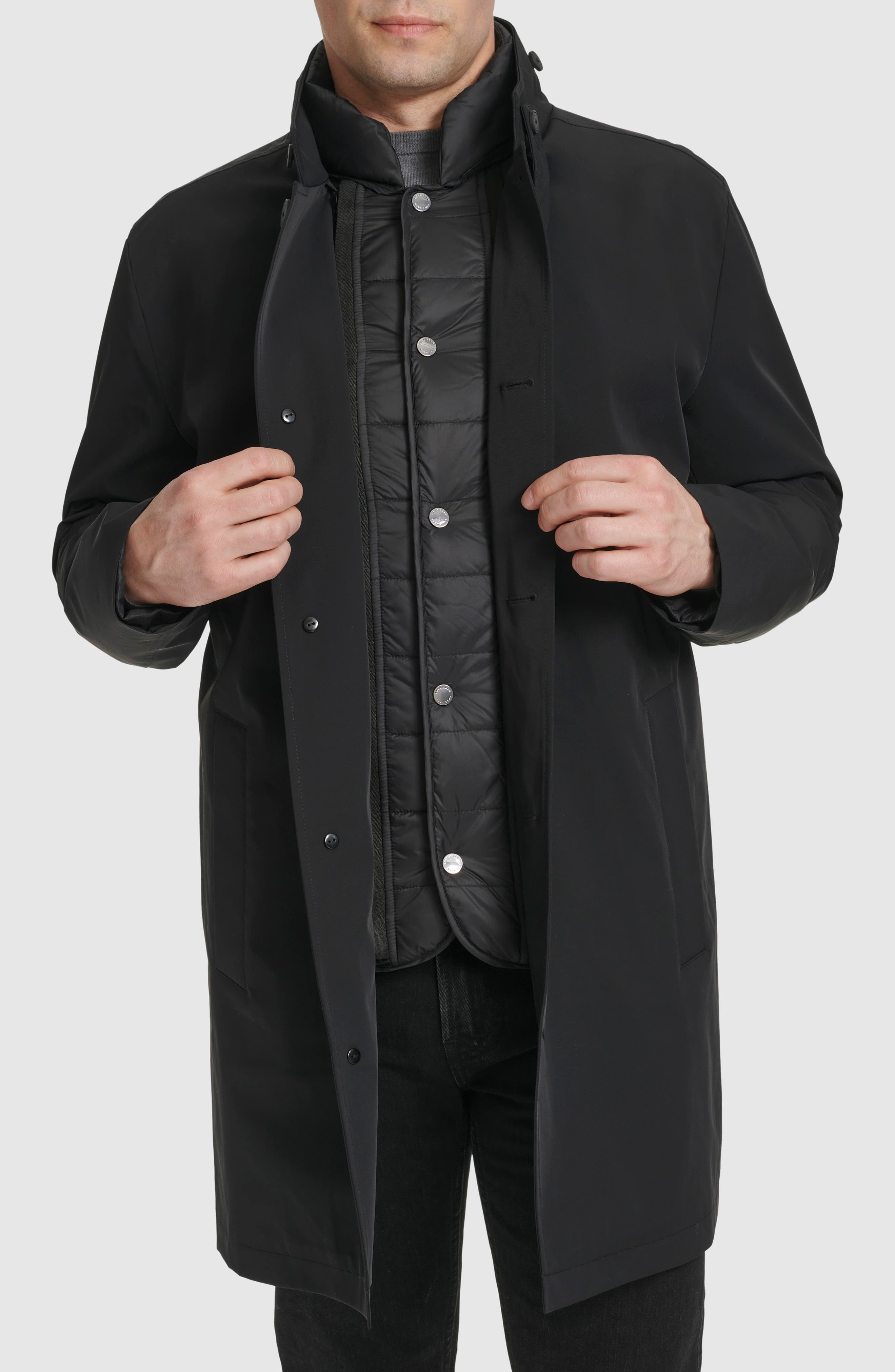 Cole Haan 3-in-1 Water Resistant Rain Coat (Men) | Nordstrom