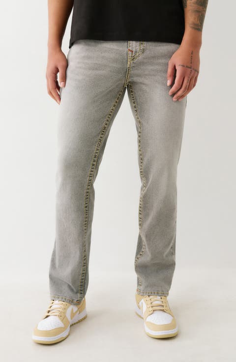 Geno Flap Pocket Slim Fit Jeans (Grey Silvery) (Regular & Big)