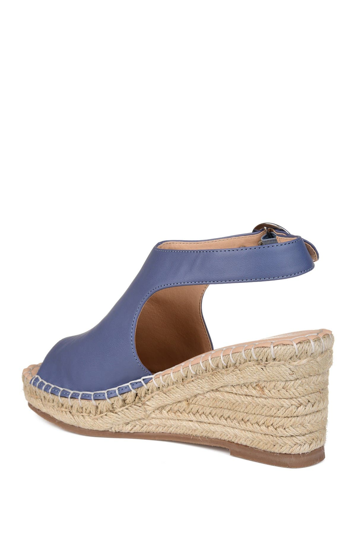 JOURNEE Crew Espadrille Wedge Sandal, Alternate, color, BLUE