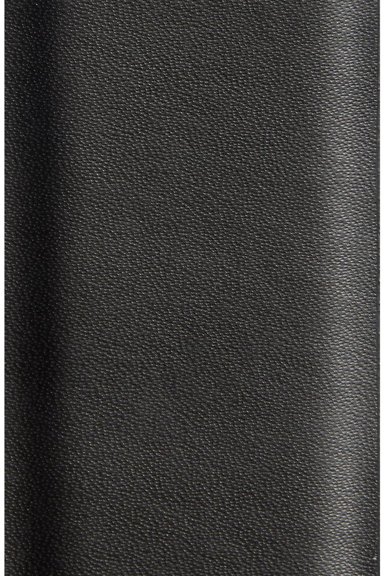 Feather Edge Leather Belt, Alternate, color, BLACK/GOLD