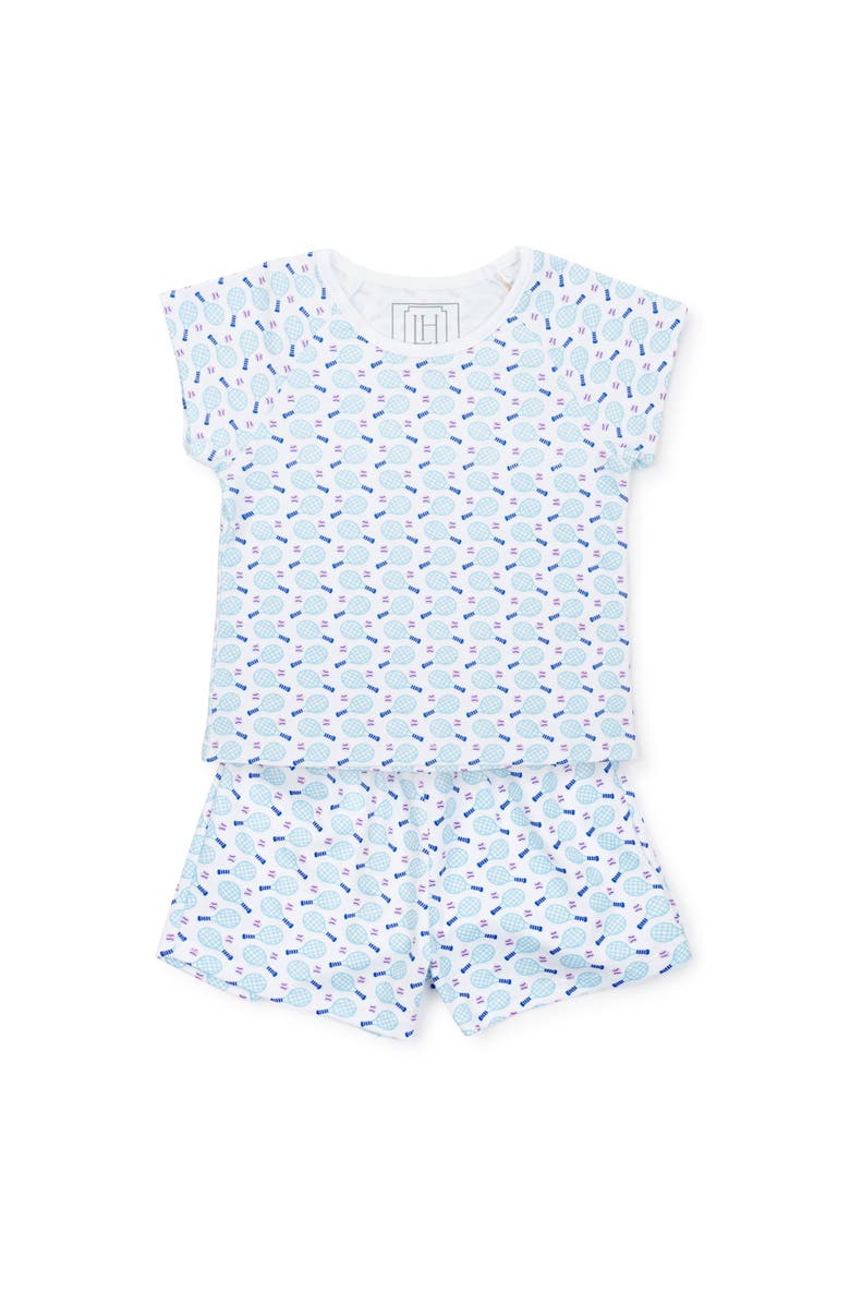 Lila and Hayes Emery Girls' Short Set, Main, color, Tennis Match Pink