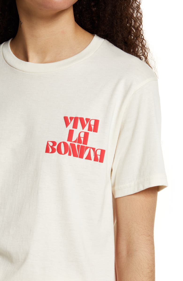 Viva La Bonita Mariposa Cotton T-Shirt, Alternate, color, 