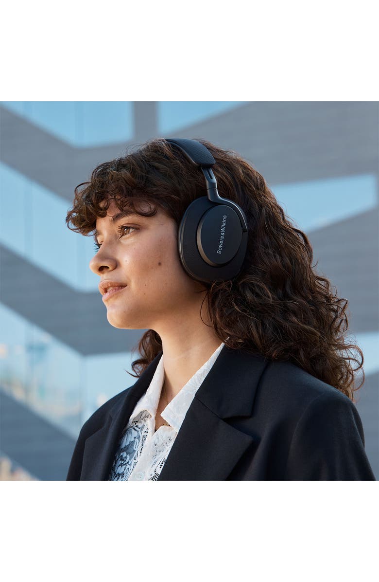 Bowers & Wilkins Px7 S2e Wireless Noise Canceling Bluetooth Over-Ear Headphones, Alternate, color, Black