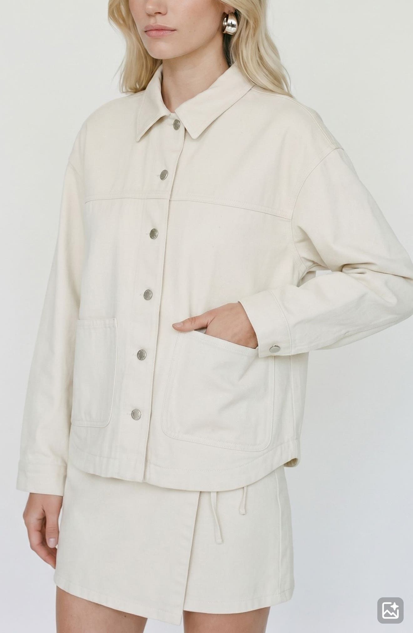 Женские куртки VERO MODA Jamie Denim Shacket — фото 5
