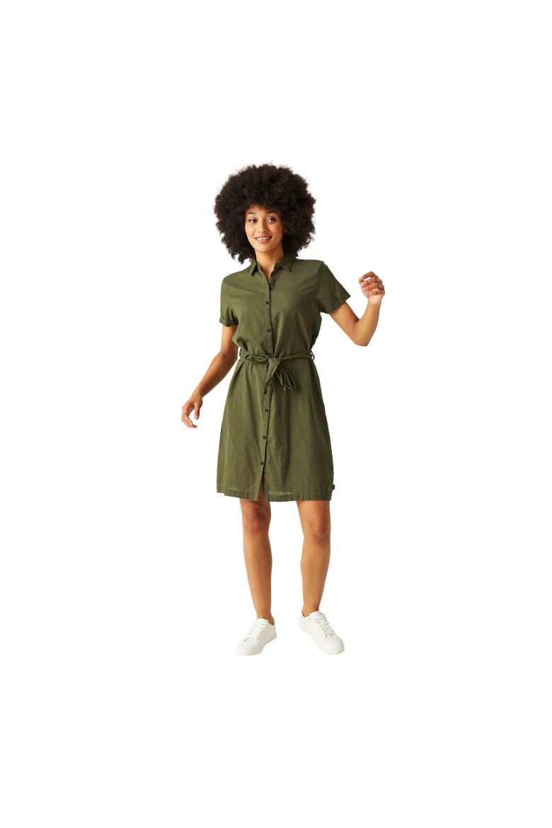 Rema Shirt Dress, Alternate, color, Four Leaf Clover