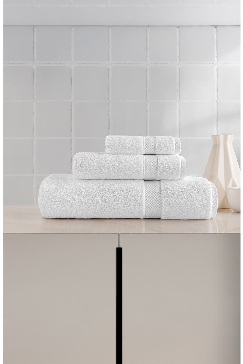3-Piece Anovia Oversized Towel Set, Alternate, color, WHITE