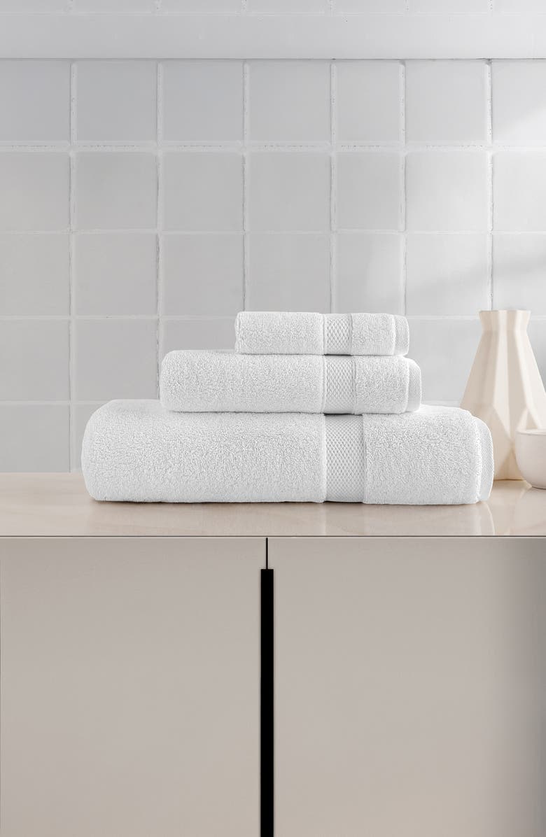 Linum Home Textiles 3-Piece Anovia Oversized Towel Set, Alternate, color, White