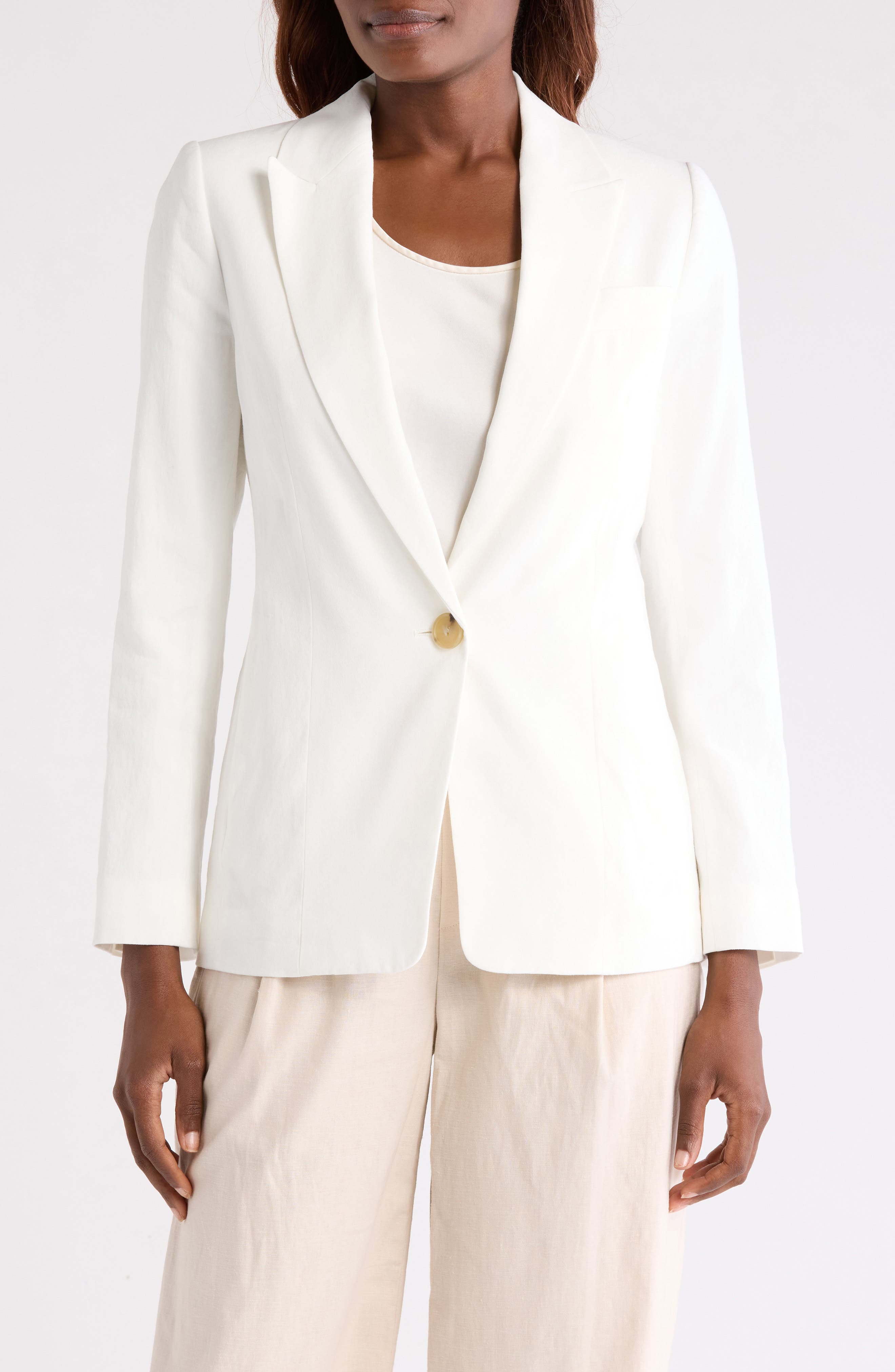 Vince Linen Blend Blazer