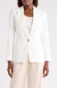 Vince Linen Blend Blazer