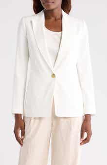 Vince Linen Blend Blazer